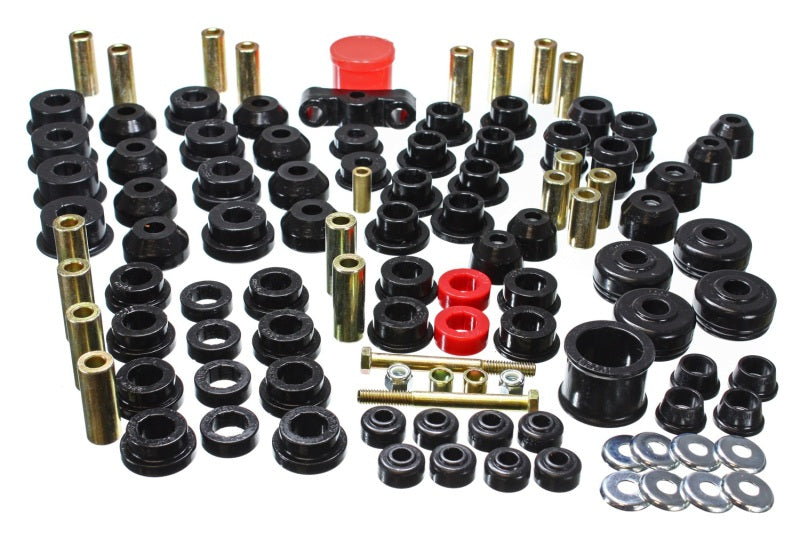 Energy Suspension 88-91 Honda Civic/CRX Black Hyper-Flex Master Bushing Set - 0