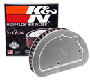 K&N Replacement Unique Air Filter 6.625in L x 4.75in W x 1.625in H with 1 Flange for Harley-Davidson-14