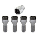 McGard Wheel Lock Bolt Set - 4pk. (Cone Seat) M14X1.25 / 17mm Hex / 27.3mm Shank Length - Black-4