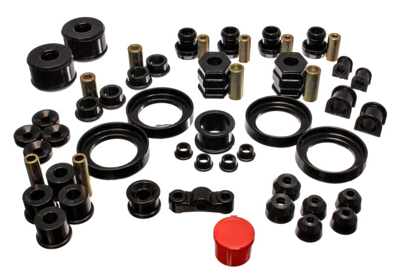 Energy Suspension 99-00 Honda Civic Si Black Hyper-Flex Master Bushing Set - 0