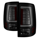 Spyder 13-14 Dodge Ram 1500 Light Bar LED Tail Lights - Black Smoke ALT-YD-DRAM13V2-LED-BSM-3
