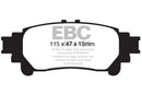 EBC 13+ Lexus GS350 3.5 RWD Redstuff Rear Brake Pads-5