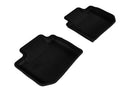 3D MAXpider 2012-2019 Subaru Impreza/XV Crosstrek/WRX/Sti Kagu 2nd Row Floormats - Black-1