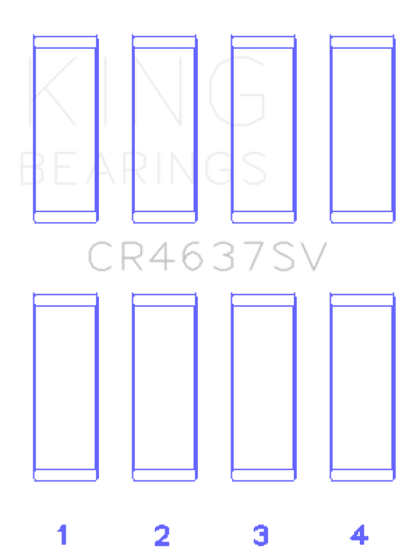 King Engine Bearings Audi BYT/CDNC/CCZD/CPSA Connecting Rod Bearing Set