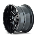 ION Type 141 17x9 / 6x135 BP / 18mm Offset / 106mm Hub Gloss Black Milled Wheel-1