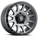 ICON Compression 17x8.5 5x150 25mm Offset 5.75in BS 110.1mm Bore Titanium Wheel-1