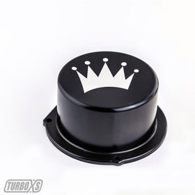 Turbo XS 15-16 Subaru WRX Billet Aluminum Vacuum Pump Cover - Black - 0