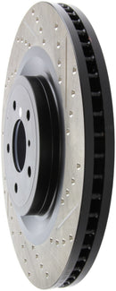 StopTech Infiniti G37 / Nissan 370Z SportStop Slotted & Drilled Front Left Rotor-12