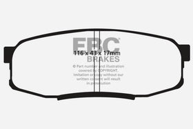 EBC 08-21 Toyota Land Cruiser 5.7L (150mm PCD) Bluestuff Brake Pads - 0