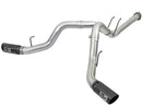 aFe ATLAS 4in DPF-Back Alum Steel Exhaust System w/Black Tip 2017 Ford Diesel Trucks V8-6.7L (td)-1