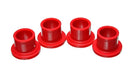 Energy Suspension 00-04 Dodge Dakota 4WD / 00-03 Durango 4WD Red Front Rack and Pinion Bushing Set-1