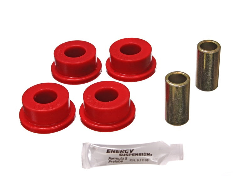 Energy Suspension 80-98 Ford F-250 4WD/F350 4WD Red Front Frame Shackle Bushing Set - 0