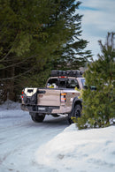 MBRP 22-23 Nissan Frontier 3.8L 3in Tip 3in Cat Back Single Side Exit  Street Profile - Black Coated-4