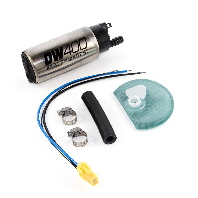 DeatschWerks 415LPH DW400 In-Tank Fuel Pump w/ 9-1045 Install Kit 05-10 Ford Mustang (Except GT500) - 0