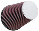 K&N Universal Chrome Filter 6 inch FLG / 7.5 inch Base / 4.5 inch Top / 9 inch Height-2