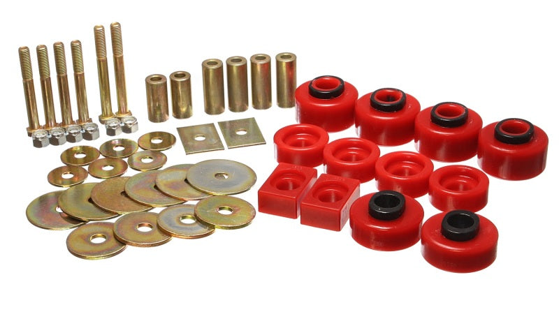 Energy Suspension 97-03 Ford F-100/F-150 2WD/F250 2WD & L-Duty Red Body (Ext Cab ONLY ) Mount Set - 0