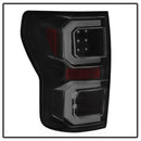 Spyder 07-13 Toyota Tundra V2 Light Bar LED Tail Lights - Smoke ALT-YD-TTU07V2-LB-BSM-8