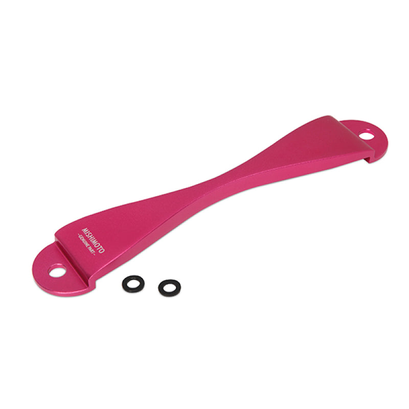 Mishimoto Subaru CNC Battery Tie-Down - Pink - 0