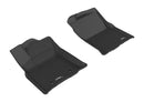 3D MAXpider 2016-2017 Toyota Tacoma Access Cab/Double Cab Kagu 1st Row Floormat - Black-1