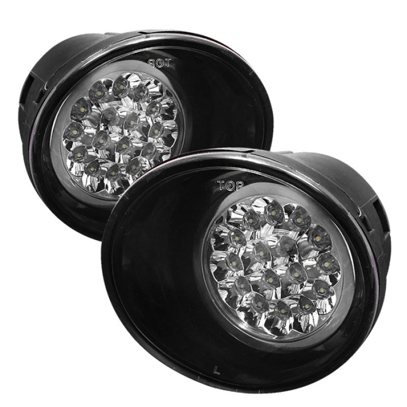 Spyder Nissan Titan 04-12/Nissan Armada 04-12 LED Fog Lights w/Switch Clear FL-LED-NT04-C - 0