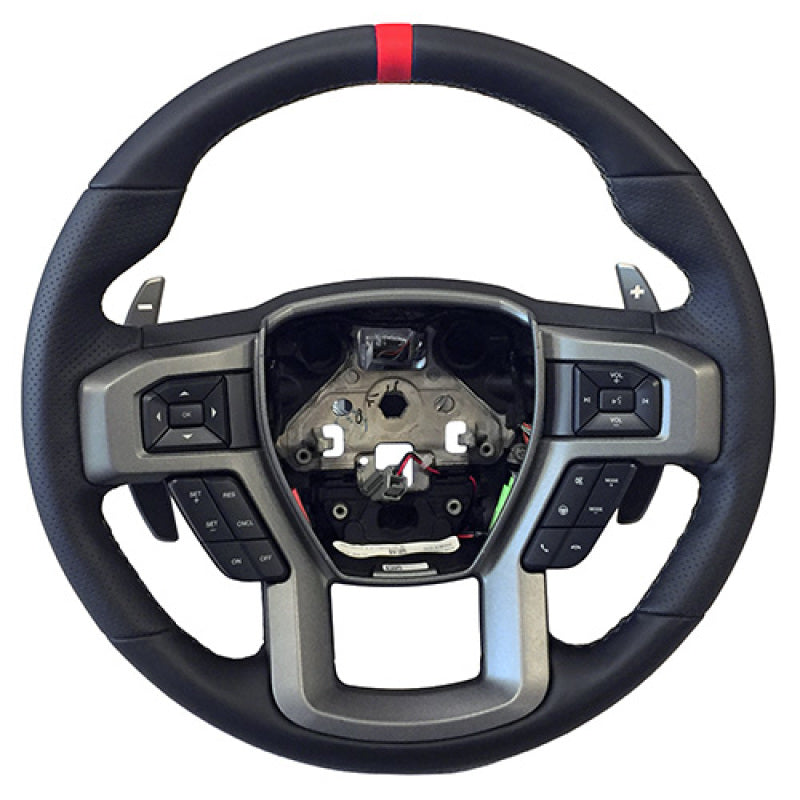 Ford Racing 2015-2017 F-150 Raptor Performance Steering Wheel Kit - Red Sightline - 0