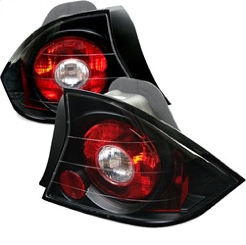 Spyder Honda Civic 01-03 2Dr Euro Style Tail Lights Black ALT-YD-HC01-2D-BK - 0