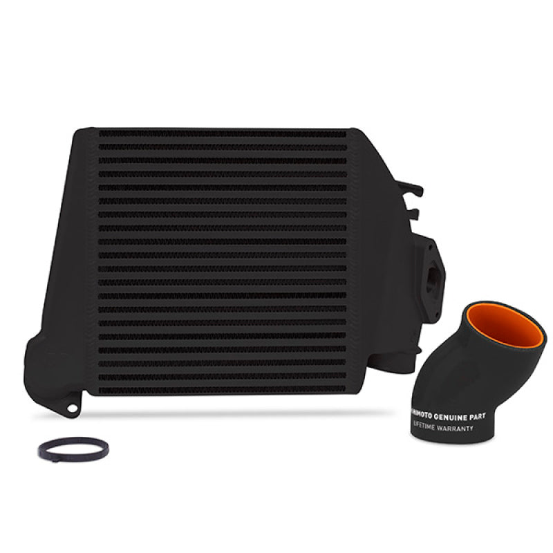 Mishimoto 08-14 Subaru WRX Top-Mount Intercooler Kit - Powder Coated Black & Black Hoses - 0