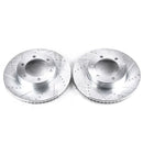 Power Stop 01-07 Toyota Sequoia Front Evolution Drilled & Slotted Rotors - Pair-1