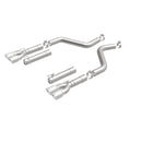 MagnaFlow Axle-Back, SS, 3in, Quad Split Rear 3.5 Tips 2015 Dodge Challenger incl SRT Hellcat-32