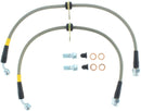 StopTech 94-01 Integra / 99-00 Civic Si w/Rear Disc Brakes Rear SS Brake Lines-3