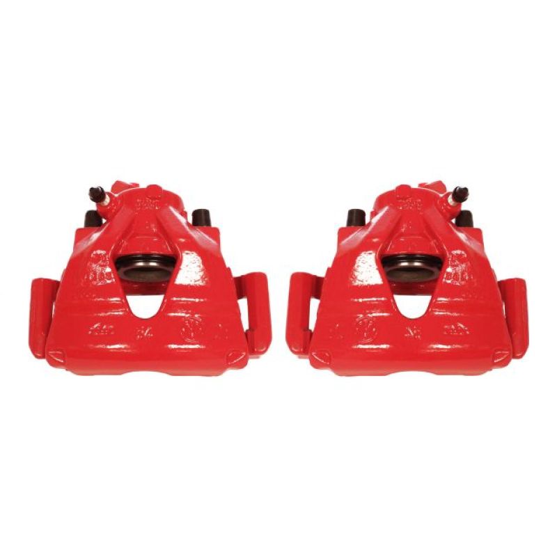 Power Stop 99-10 Volkswagen Beetle Front Red Calipers w/Brackets - Pair