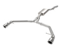 aFe MACH Force-Xp 13-16 Audi Allroad L4 SS Axle-Back Exhaust w/ Polished Tips-1