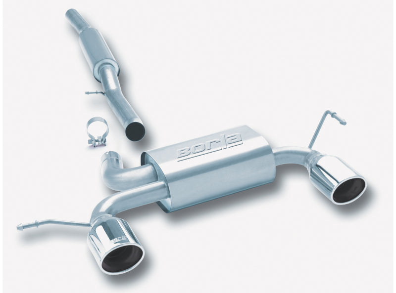 Borla 01-06 Audi TT Quattro 1.8T 225HP MT AWD 2dr Single Split Rear Exit SS Catback Exhaust - 0