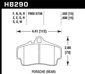 Hawk HP+ Street Brake Pads - 0