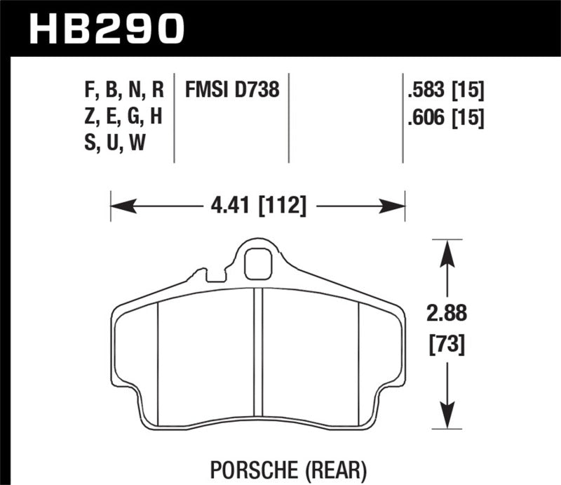 Hawk HP+ Street Brake Pads - 0