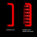 ANZO 1987-1996 Ford F-150 LED Taillights Black Housing Smoke Lens (Pair)-5
