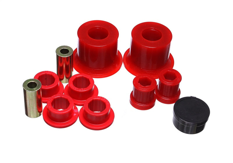 Energy Suspension 05-14 VW Jetta (Base) / 06-09 VW GTI Front Control Arm Bushing Set - Red - 0