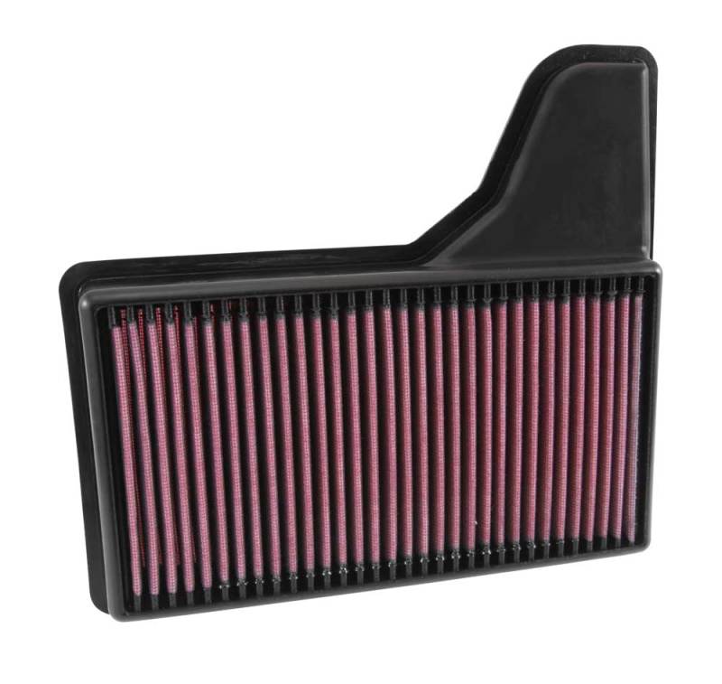 K&N Replacement Panel Air Filter for 2015 Ford Mustang 2.3L L4/3.7L V6/5.0L V8 - 0