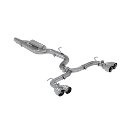 MBRP 15-19 VW Golf R 3in Cat Back Single Exit Exhaust Pro Series w/ Valve Delete - T304 - 0