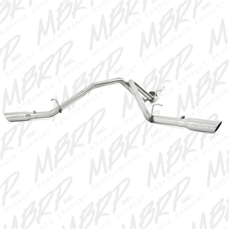 MBRP 2009 Chev/GMC 1500 4.8/5.3L EC/CC (excluding 8 bed) Cat Back Dual Split Side - 0
