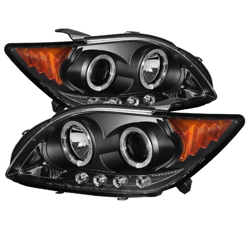 Spyder Scion TC 08-10 Projector Headlights LED Halo -Replaceable LEDs Blk PRO-YD-TTC08-HL-BK - 0