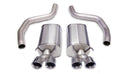 Corsa 2006-2013 Chevrolet Corvette C6 Z06 7.0L V8 Polished Sport Axle-Back Exhaust-1
