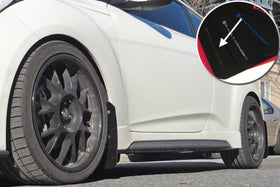 Rally Armor 12-18 Hyundai Veloster Black UR Mud Flap w/ Grey Logo - 0