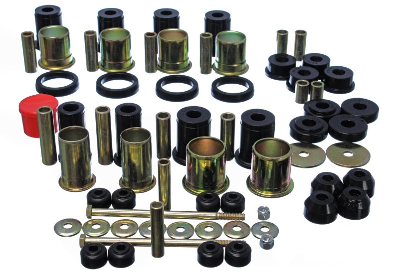 Energy Suspension 89-92 Chevrolet Camaro Black Hyper-flex Master Bushing Set - 0