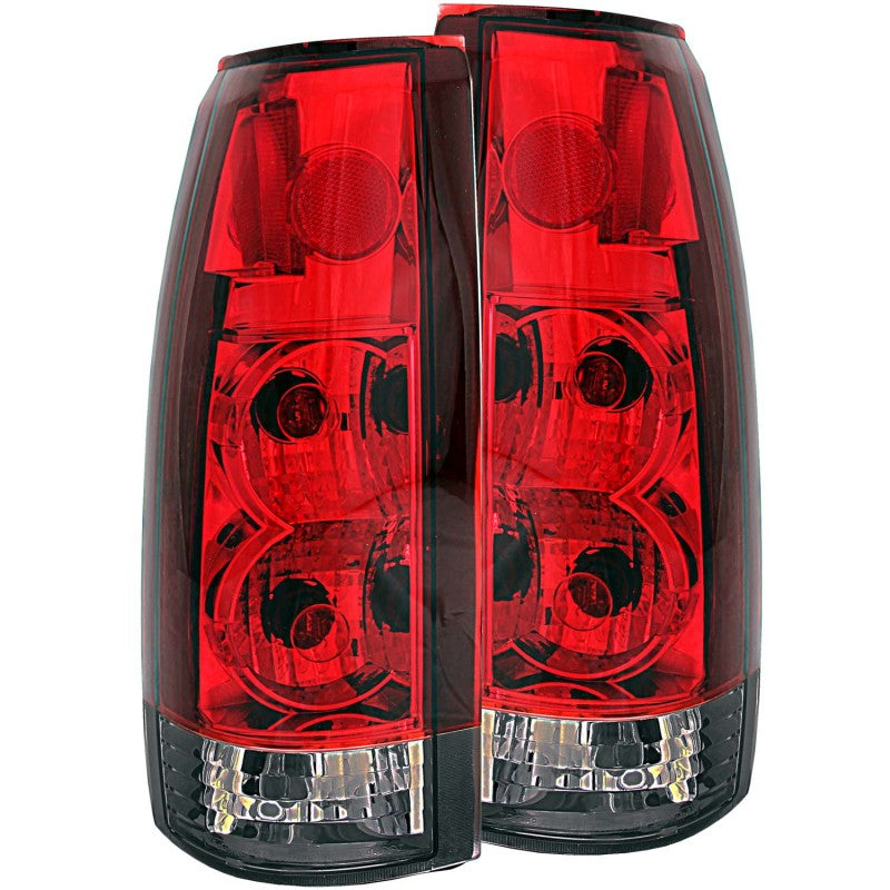 ANZO 1999-2000 Cadillac Escalade Taillights Red/Smoke G2 - 0