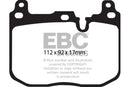 EBC 2017+ BMW M240 Coupe Bluestuff Front Brake Pads-3