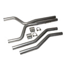 BBK 10-11 Camaro V6 High Flow After Cat X Pipe - 2-1/2-2