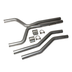BBK 10-11 Camaro V6 High Flow After Cat X Pipe - 2-1/2 - 0