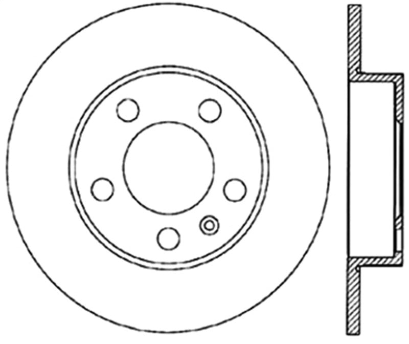 StopTech Slotted & Drilled Sport Brake Rotor - 0