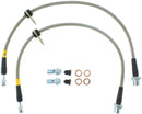 StopTech 92-01 Toyota Camry Stainless Steel Rear Brake Lines-4